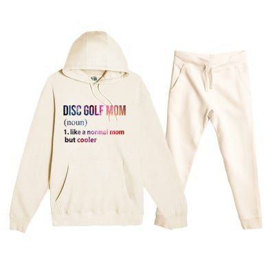 Disc Golf Mom Premium Hooded Sweatsuit Set