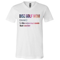 Disc Golf Mom V-Neck T-Shirt