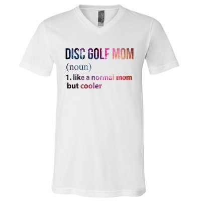 Disc Golf Mom V-Neck T-Shirt