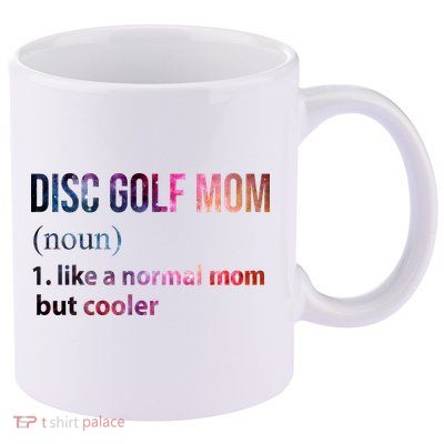 Disc Golf Mom 11oz C Handle Ceramic Mug