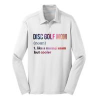 Disc Golf Mom Silk Touch Performance Long Sleeve Polo