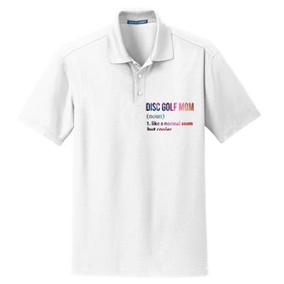 Disc Golf Mom Dry Zone Grid Polo