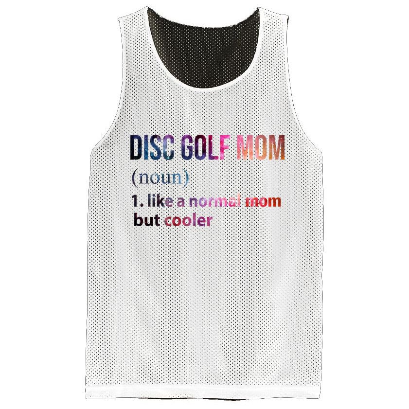 Disc Golf Mom Mesh Reversible Basketball Jersey Tank