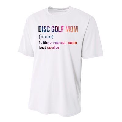 Disc Golf Mom Performance Sprint T-Shirt