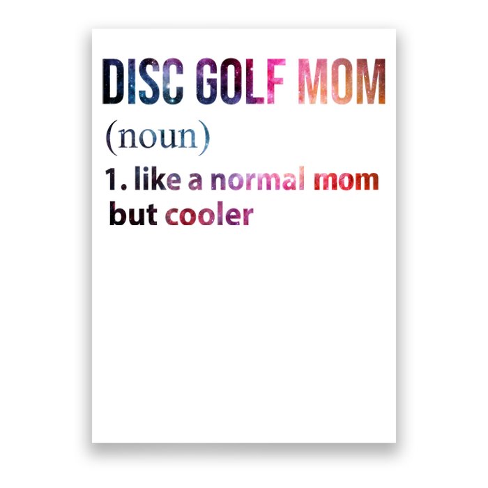 Disc Golf Mom Poster