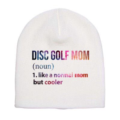 Disc Golf Mom Short Acrylic Beanie