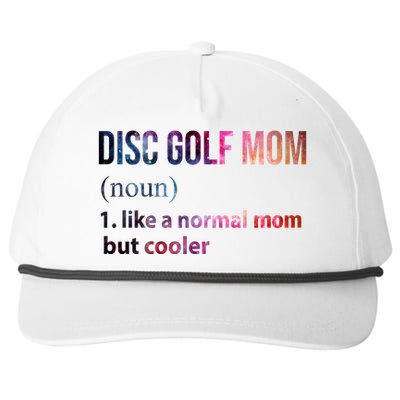 Disc Golf Mom Snapback Five-Panel Rope Hat