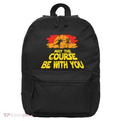 Disc Golf May The Course Be With You Trendy Golf 16 in Basic Backpack