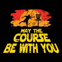 Disc Golf May The Course Be With You Trendy Golf 16 in Basic Backpack