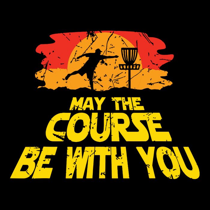 Disc Golf May The Course Be With You Trendy Golf 16 in Basic Backpack