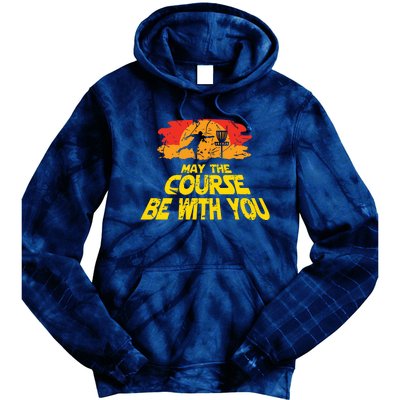 Disc Golf May The Course Be With You Trendy Golf Tie Dye Hoodie