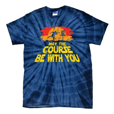 Disc Golf May The Course Be With You Trendy Golf Tie-Dye T-Shirt