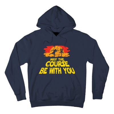 Disc Golf May The Course Be With You Trendy Golf Tall Hoodie