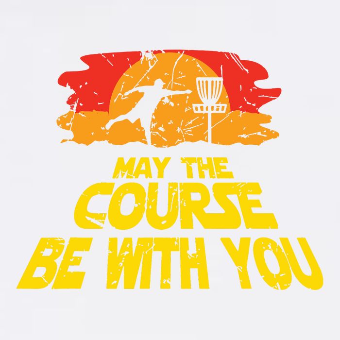 Disc Golf May The Course Be With You Trendy Golf Cooling Performance Crew T-Shirt