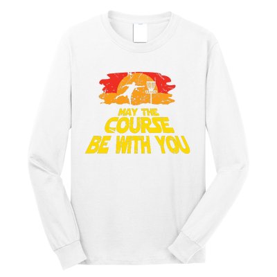 Disc Golf May The Course Be With You Trendy Golf Long Sleeve Shirt