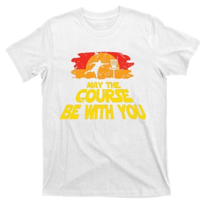 Disc Golf May The Course Be With You Trendy Golf T-Shirt