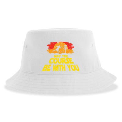 Disc Golf May The Course Be With You Trendy Golf Sustainable Bucket Hat