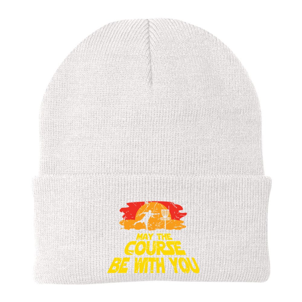 Disc Golf May The Course Be With You Trendy Golf Beanie