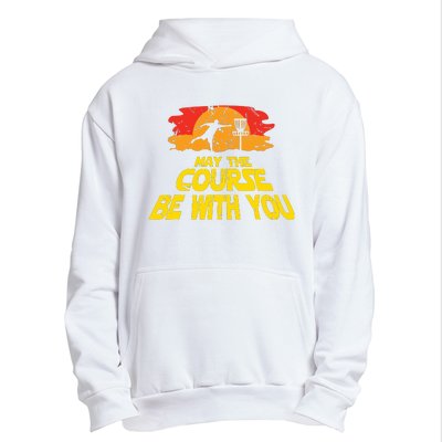 Disc Golf May The Course Be With You Trendy Golf Urban Pullover Hoodie