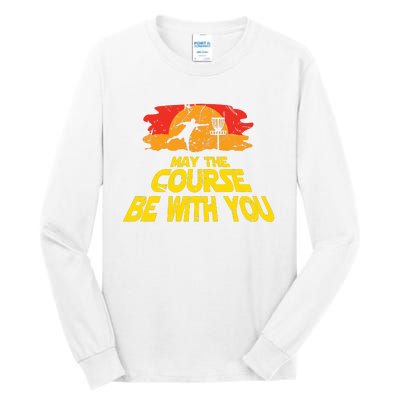 Disc Golf May The Course Be With You Trendy Golf Tall Long Sleeve T-Shirt