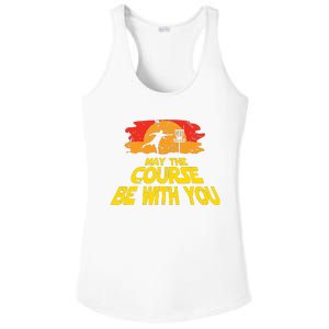 Disc Golf May The Course Be With You Trendy Golf Ladies PosiCharge Competitor Racerback Tank