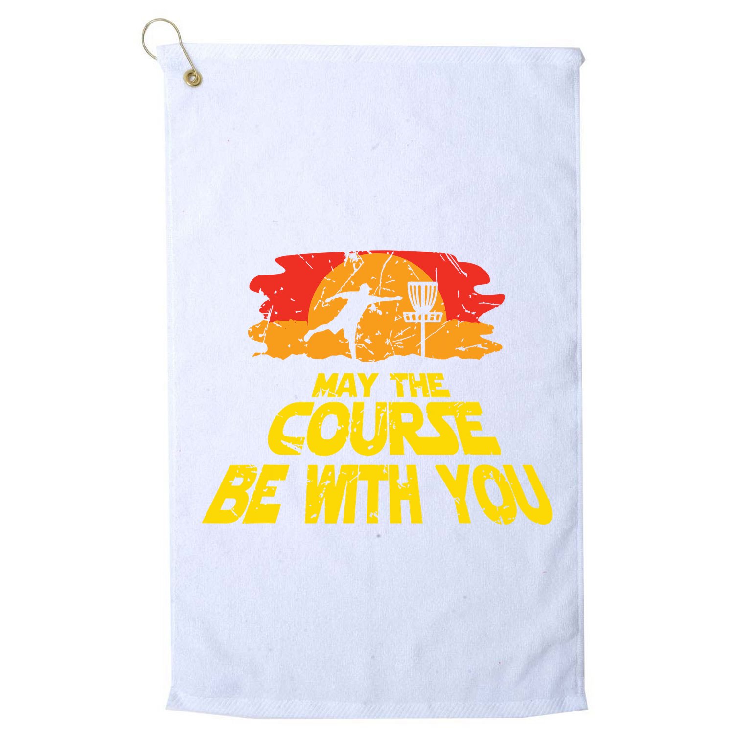 Disc Golf May The Course Be With You Trendy Golf Golf Towel
