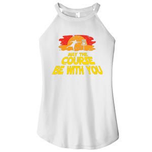 Disc Golf May The Course Be With You Trendy Golf Women's Perfect Tri Rocker Tank