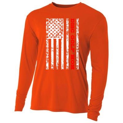 Disc Golf Mom Gift Cooling Performance Long Sleeve Crew