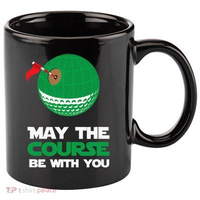 Disc Golf May The Course Be With You 11oz C Handle Ceramic Mug