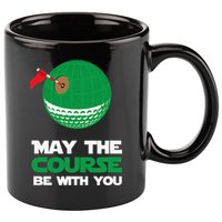 Disc Golf May The Course Be With You 11oz C Handle Ceramic Mug