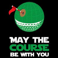 Disc Golf May The Course Be With You 16 in Basic Backpack