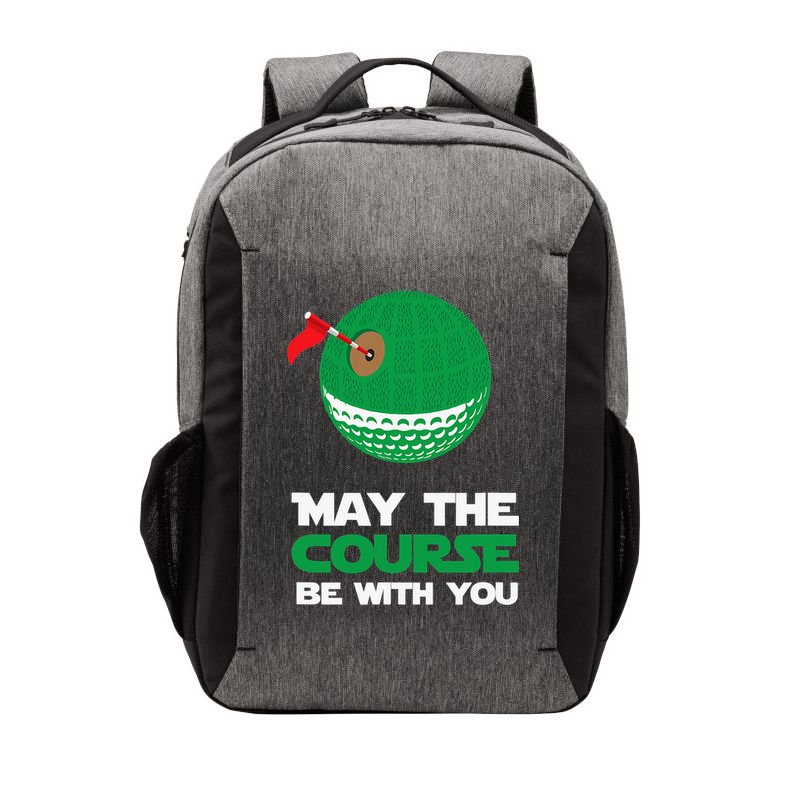 Disc Golf May The Course Be With You Vector Backpack