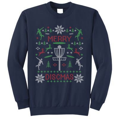 Disc Golf Merry Discmas Christmas Ugly Sweater Graphic Sweatshirt