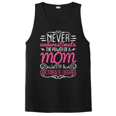 Doctorate Graduation Mom Ph.d. Proud Mothers Day Gift PosiCharge Competitor Tank