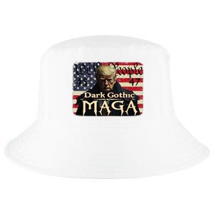 Dark Gothic Maga Trump 2024 For President Vote Trump 45 47 Cool Comfort Performance Bucket Hat