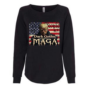 Dark Gothic Maga Trump 2024 For President Vote Trump 45 47 Womens California Wash Sweatshirt