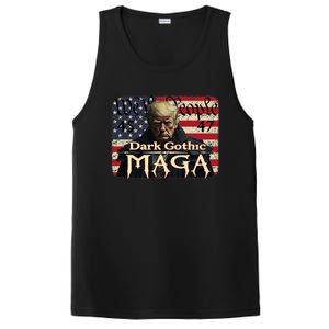 Dark Gothic Maga Trump 2024 For President Vote Trump 45 47 PosiCharge Competitor Tank