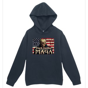 Dark Gothic Maga Trump 2024 For President Vote Trump 45 47 Urban Pullover Hoodie