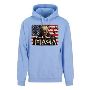 Dark Gothic Maga Trump 2024 For President Vote Trump 45 47 Unisex Surf Hoodie