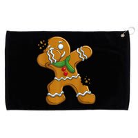 Dabbing Gingerbread Man Shirt Dab Gift Funny Christmas Grommeted Golf Towel