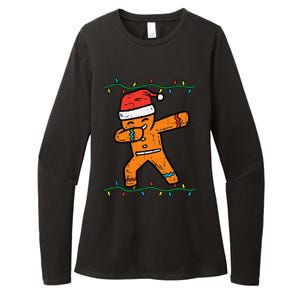 Dabbing Gingerbread Man Cookie Christmas Womens CVC Long Sleeve Shirt