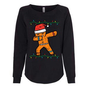 Dabbing Gingerbread Man Cookie Christmas Womens California Wash Sweatshirt