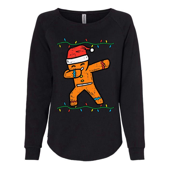 Dabbing Gingerbread Man Cookie Christmas Womens California Wash Sweatshirt