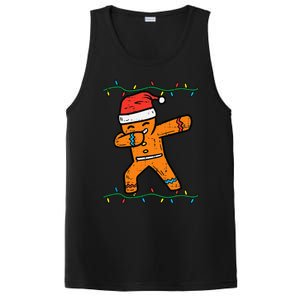 Dabbing Gingerbread Man Cookie Christmas PosiCharge Competitor Tank