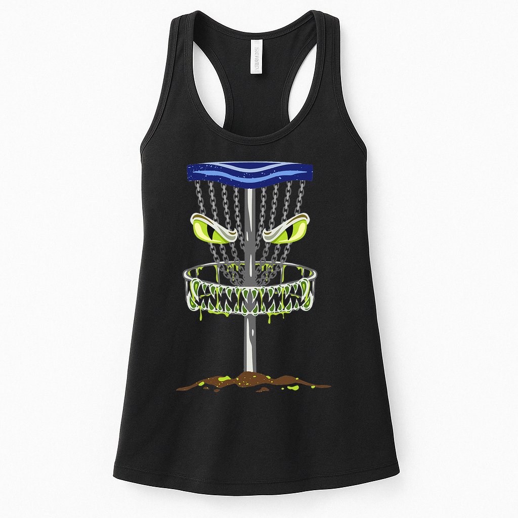 Disc Golf Men Disc Golf Monster Womens Tank Top