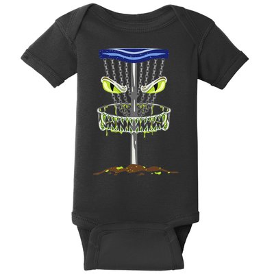 Disc Golf Men Disc Golf Monster Baby Bodysuit