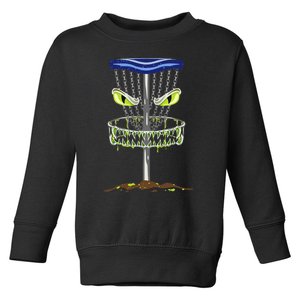 Disc Golf Men Disc Golf Monster Toddler Sweatshirt