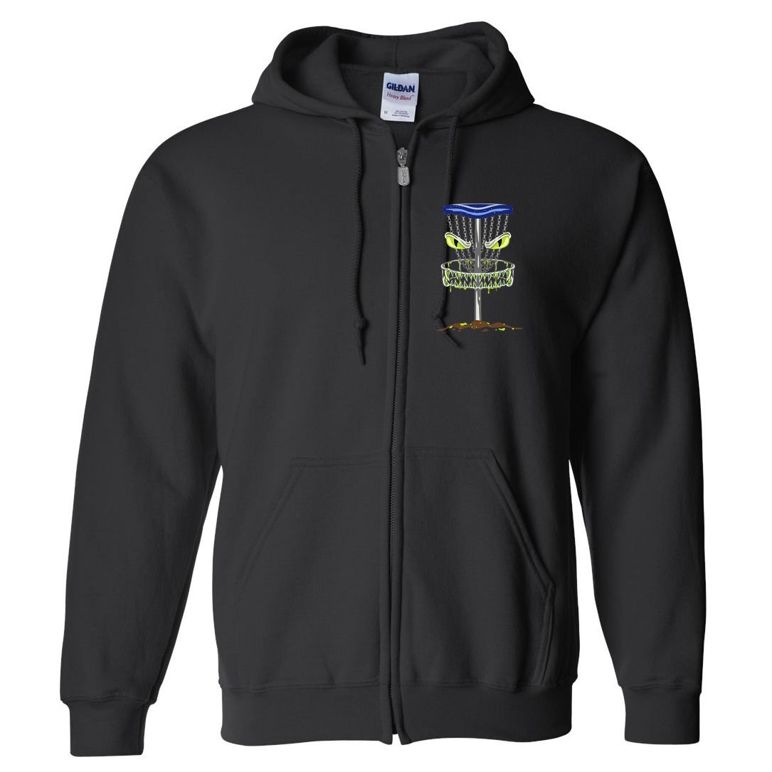 Disc Golf Men Disc Golf Monster Full Zip Hoodie