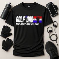 Dad Golf Men The Best Dad By Par Gift For Father's Day Cooling Performance Crew T-Shirt