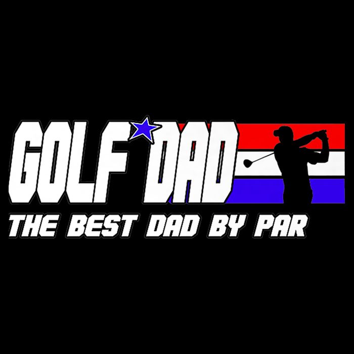Dad Golf Men The Best Dad By Par Gift For Father's Day Cooling Performance Crew T-Shirt
